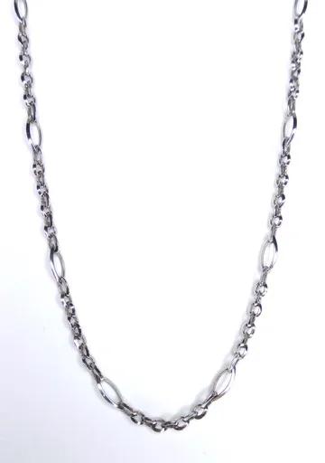 Marquise Link Chain in 9ct White Gold