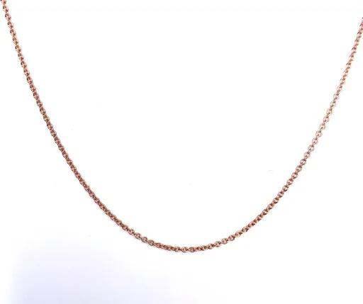 Belcher Chain in 18ct Rose Gold, 45cm