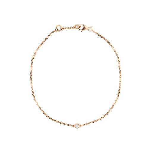 Belcher Floating Diamond Bracelet in 18ct Yellow Gold
