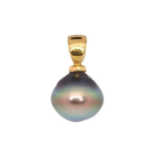 Tahitian Pearl Pendant in 18ct Yellow Gold