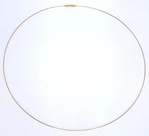 Omega Chain with Titanium Inlay in 18ct Yellow Gold, 45cm