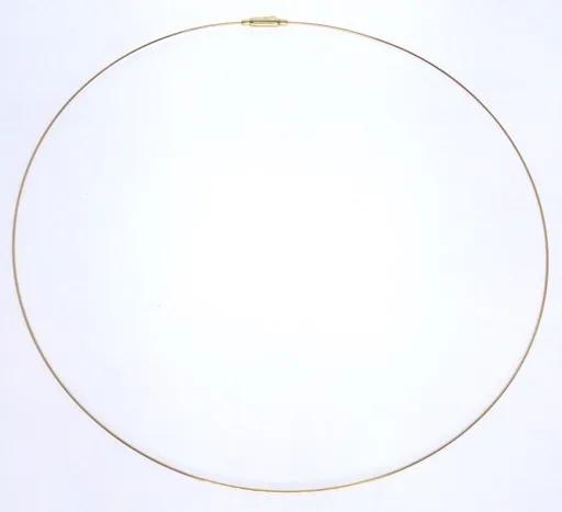 Omega Chain with Titanium Inlay in 18ct Yellow Gold, 45cm