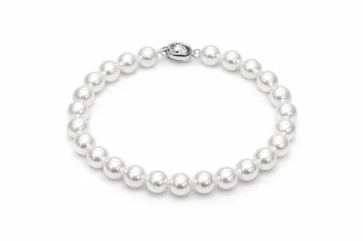 Akoya Pearl Bracelet in 925 Sterling Silver