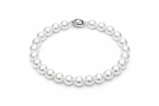 Akoya Pearl Bracelet in 925 Sterling Silver
