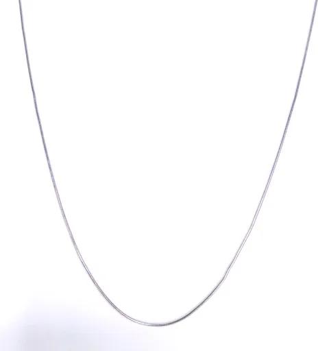 Snake Chain in 18ct White Gold