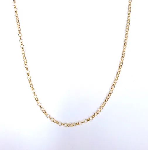 Belcher Chain in 9ct Yellow Gold with Bolt Clasp, 45cm