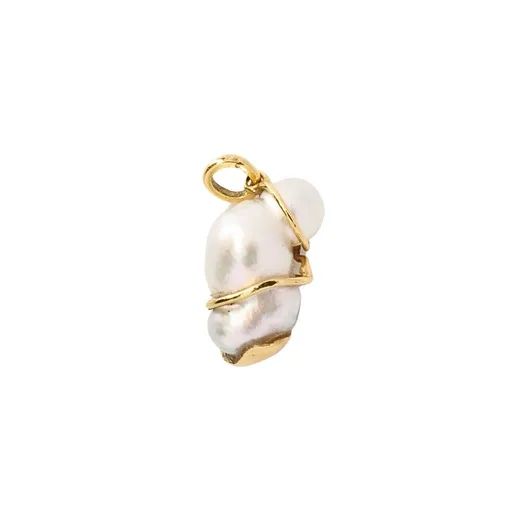 Keshi Pearl Pendant in 18ct Yellow Gold