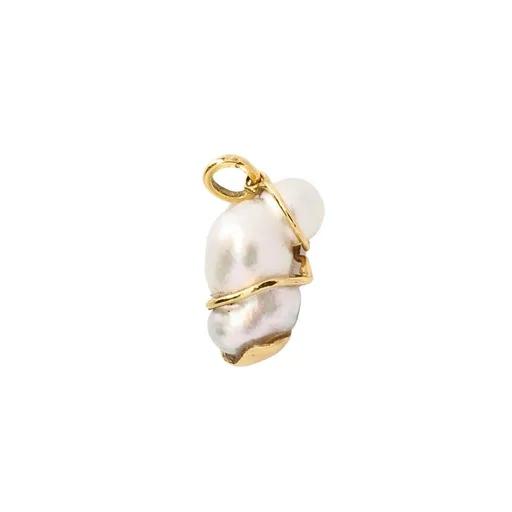 Keshi Pearl Pendant in 18ct Yellow Gold