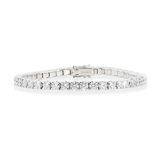 Tennis Bracelet in 950 Platinum with Diamonds