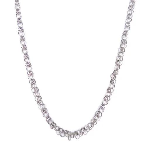 18ct White Gold Multi-Ring Chain