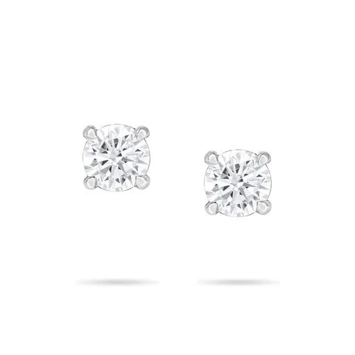 Diamond Stud Earrings in 950 Platinum