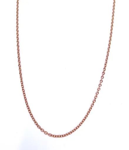 Belcher Chain in 18ct Rose Gold, 45cm