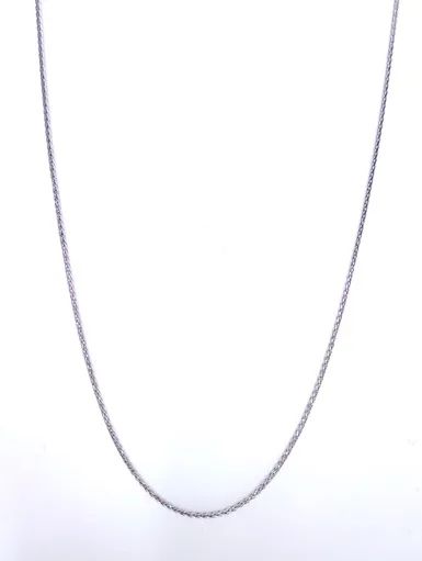 Magic Chain in 9ct White Gold, 55cm