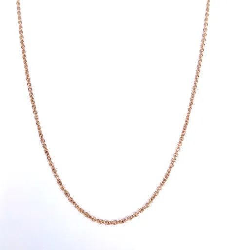 18ct Rose Gold Belcher Chain
