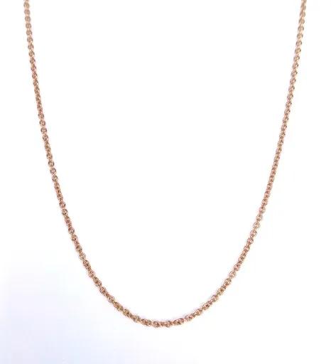 18ct Rose Gold Belcher Chain