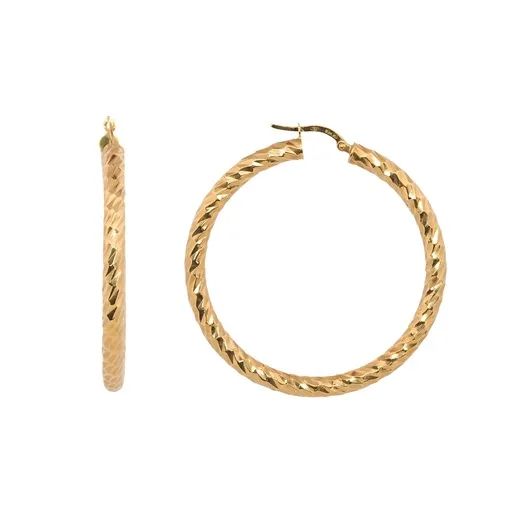 Extra Large 18ct Yellow Gold Hoops