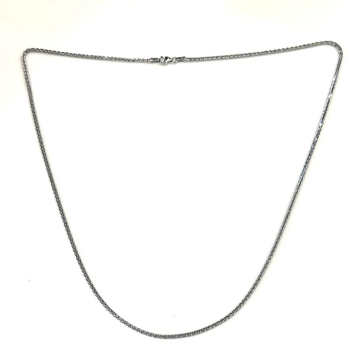 Chain in 18ct White Gold